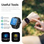 TOZO S6 AMOLED Fitness Smartwatch with Health Monitor