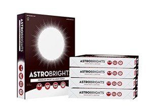 Astrobrights® 28lb White Printer Copy Paper, 1500 Sheets