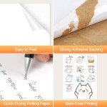 Matte Printable Sticker Paper for Inkjet Printers