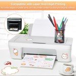 Matte Printable Sticker Paper for Inkjet Printers
