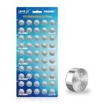 PGSONIC 50-Pack LR44 Alkaline Button Cell Batteries