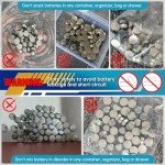 PGSONIC 50-Pack LR44 Alkaline Button Cell Batteries