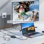 LIEZHUA Gigabit Ethernet Splitter for Dual Devices