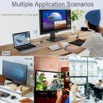 LIEZHUA Gigabit Ethernet Splitter for Dual Devices