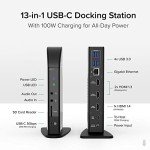 Plugable 13-in-1 USB-C Triple Monitor Dock