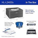 Brother HL-L2400D Compact Monochrome Laser Printer