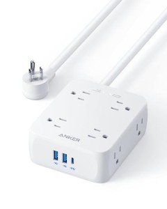 Anker 5ft Power Strip with USB Ports