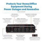 Tripp Lite 600VA Desktop UPS Battery Backup