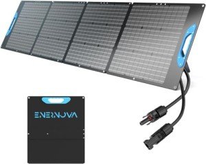 Enernova 160W Waterproof Foldable Solar Panel Charger