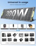 200W Foldable Solar Panel for Camping and Outdoor Use