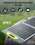 200W Foldable Solar Panel for Camping and Outdoor Use