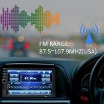 7-Inch Double Din Bluetooth Car Stereo with Touch Screen