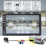7-Inch Double Din Bluetooth Car Stereo with Touch Screen
