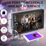 7-Inch Double Din Bluetooth Car Stereo with Touch Screen