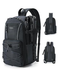 BAGSMART Small Camera Sling Bag with Tripod Holder
