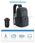 BAGSMART Small Camera Sling Bag with Tripod Holder