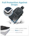 BAGSMART Small Camera Sling Bag with Tripod Holder