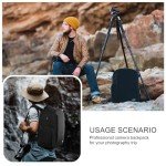 CADeN Waterproof Camera Backpack with Laptop Compartment