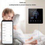 Smart Programmable Thermostat with Touch Color Screen