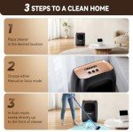 Automatic Touchless Vacuum Dustpan for Pet Hair