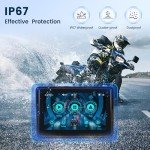 Hodozzy 5" Waterproof Motorcycle CarPlay Screen