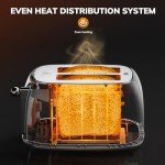 Keenstone Retro 2-Slice Touchscreen Toaster