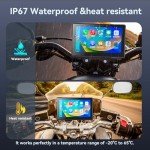 7-Inch Waterproof GPS with CarPlay and Android Auto