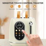 Keenstone Retro 2-Slice Touchscreen Toaster
