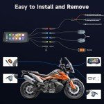 Spedal CL876 CarPlay Dash Cam with Dual Cameras