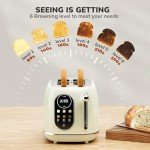 Keenstone Retro 2-Slice Touchscreen Toaster