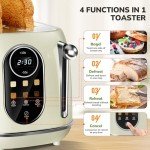 Keenstone Retro 2-Slice Touchscreen Toaster