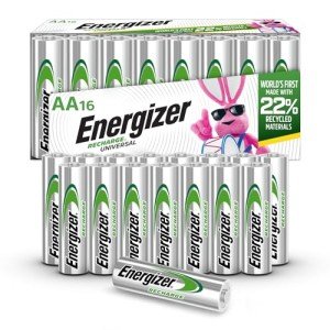 Energizer Rechargeable AA Batteries, 16-Pack