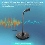 CMTECK USB Noise-Cancelling Desktop Microphone for PC