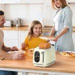 Keenstone Retro 2-Slice Touchscreen Toaster
