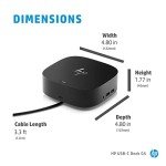 HP G5 USB-C 8-in-1 Docking Adapter