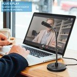 CMTECK USB Noise-Cancelling Desktop Microphone for PC