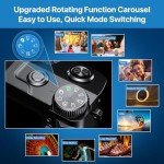 5K WiFi Vlogging Camera with 16X Zoom