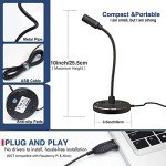 CMTECK USB Noise-Cancelling Desktop Microphone for PC