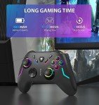 YCCSKY Wireless Gaming Controller with LED Lights