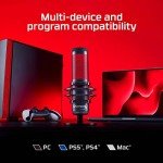 HyperX QuadCast USB Gaming Microphone with Pop Filter