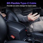 75W USB C Car Charger with 3 Ports