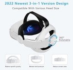 Adjustable Halo Head Strap for Oculus Quest 2/3