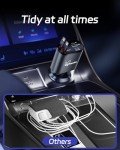 DreamBee 66W Fast USB Car Charger with Dual Cables