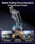 DreamBee 66W Fast USB Car Charger with Dual Cables