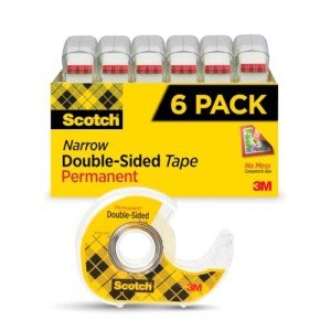 Scotch Double Sided Tape with Dispenser – 6 Rolls