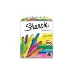 Sharpie Highlighters Set: Fluorescent & Pastel, 36 Count