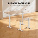 ErGear Height Adjustable Electric Stand-Up Desk Frame