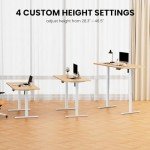 ErGear Height Adjustable Electric Stand-Up Desk Frame