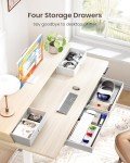 ErGear 48" Height Adjustable Standing Desk with Drawers