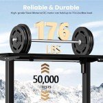 Electric Adjustable Standing Desk Frame, Black